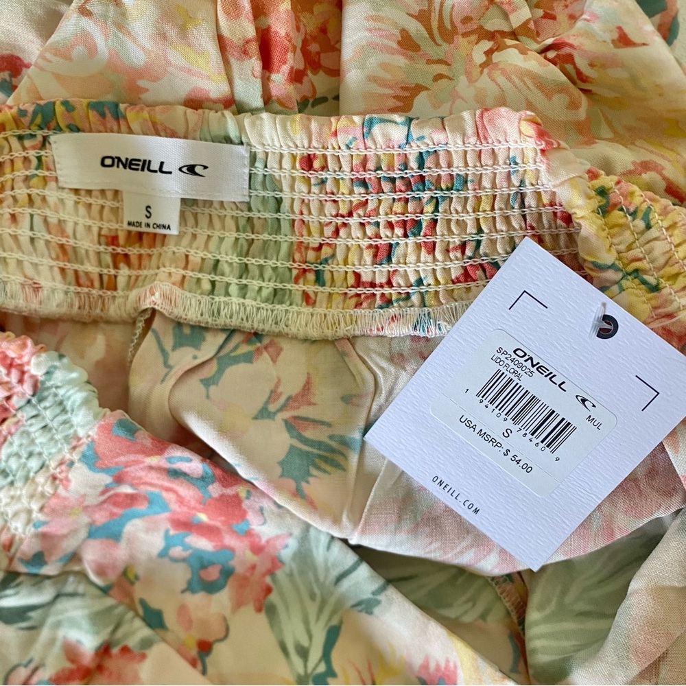 NEW O’Neill “Lido” Floral Crop Pants -Size Small - Picture 10 of 11